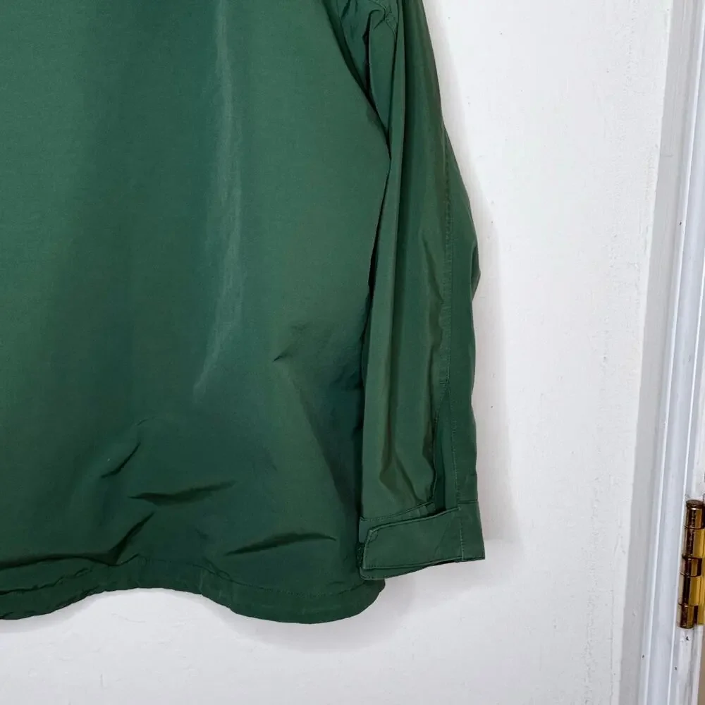 UNIQLO Hooded Utility Jacket Mens‎ XL Green Lightweight Windbreaker Outdoor